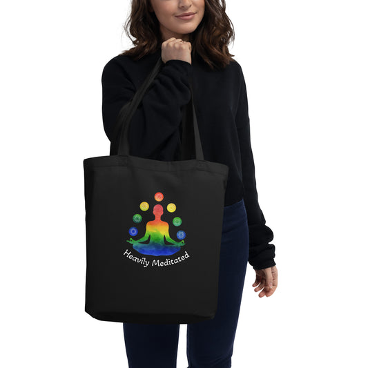 "Heavily Meditated" Eco Tote Bag