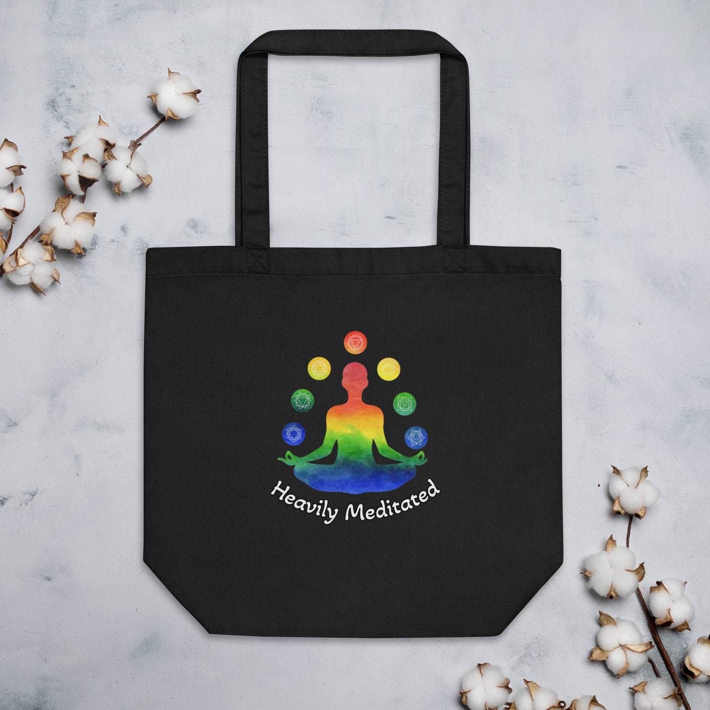 "Heavily Meditated" Eco Tote Bag