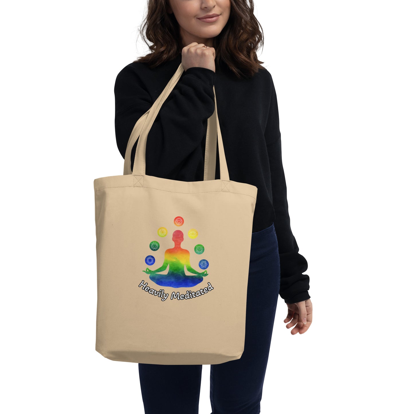 "Heavily Meditated" Eco Tote Bag